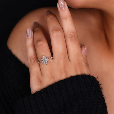 Vintage Style Dutch Marquise Diamond Engagement Ring