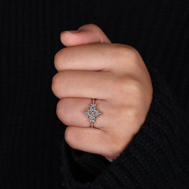3 Stone Diamond Ring - Dutch Marquise Diamond