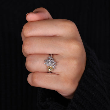 Nature Inspired Engagement Ring - Dutch Marquise