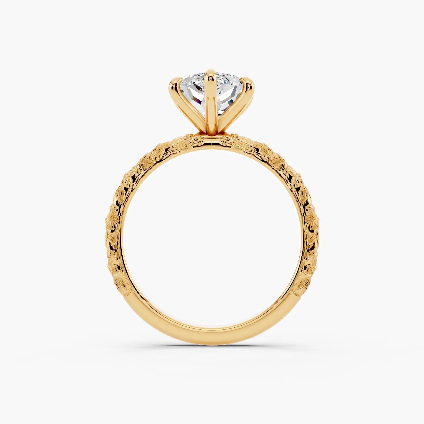 3.0CT Marquise Cut Moissanite Diamond Unique Vintage Engagement Ring