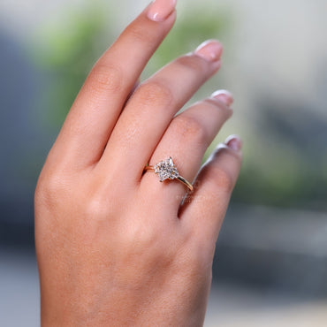 Dutch Marquise Engagement Ring in Muse Setting