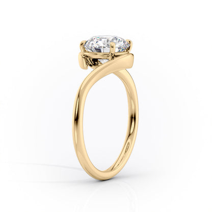 1.50 CT Asscher Cut Infinity Moissanite Diamond Engagement Ring