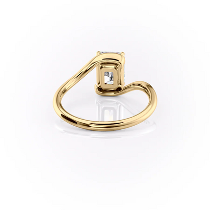 2.0CT Radiant Cut Moissanite Diamond Bypass Engagement Ring