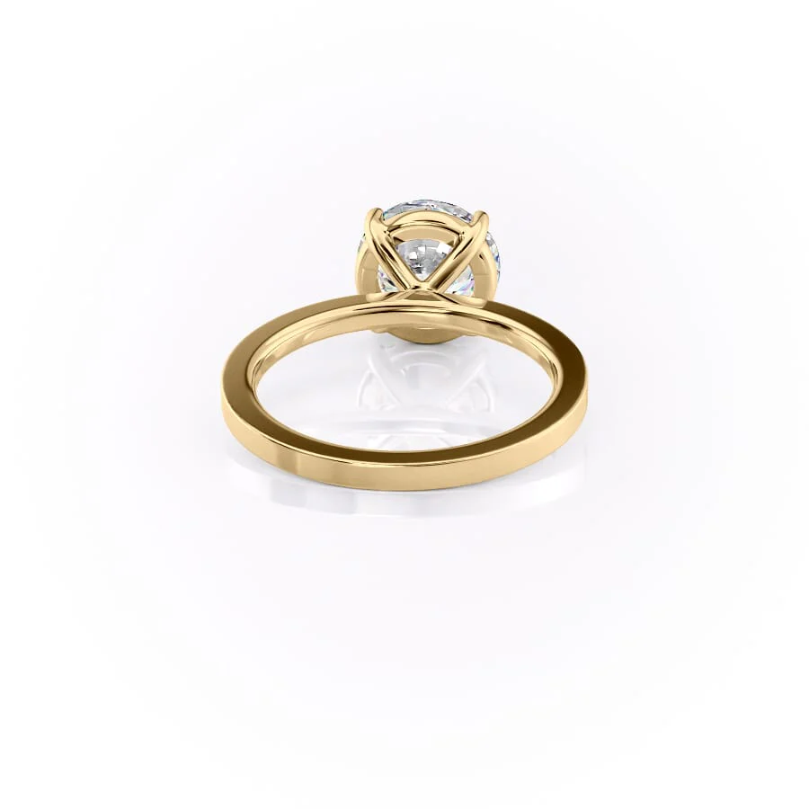 2.0CT Round Brilliant Moissanite Solitaire Diamond Engagement Ring