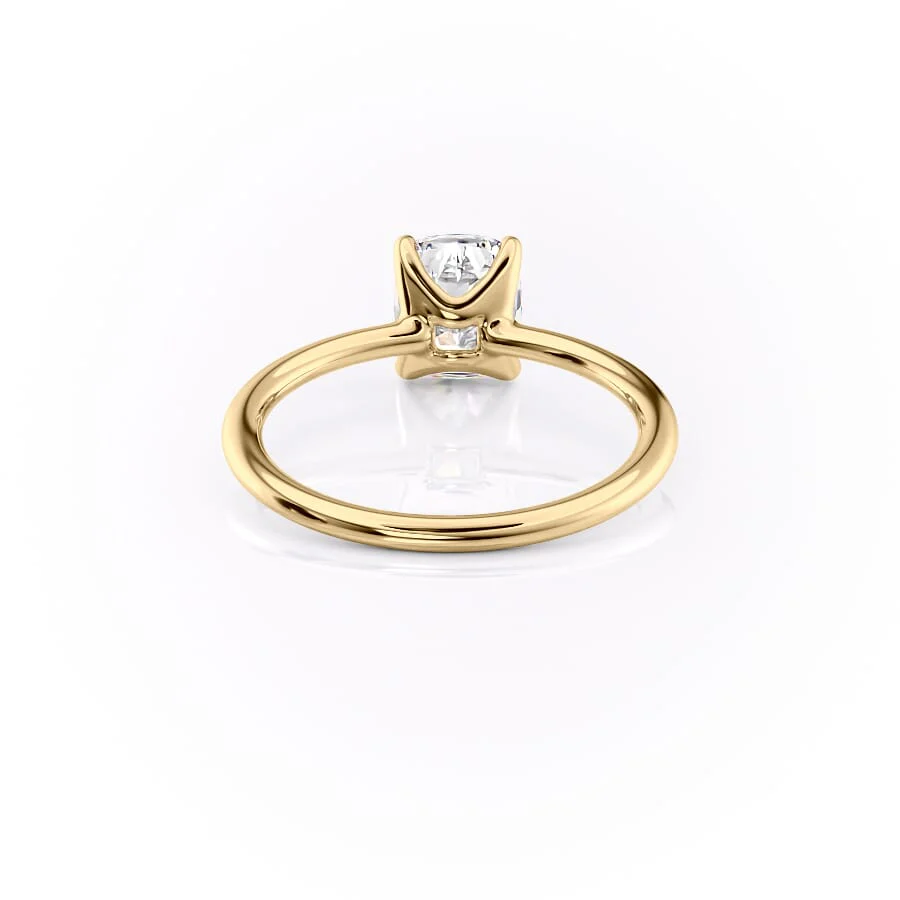 1.50 CT Elongated Cushion Cut  Moissanite Diamond Solitaire Engagement Ring